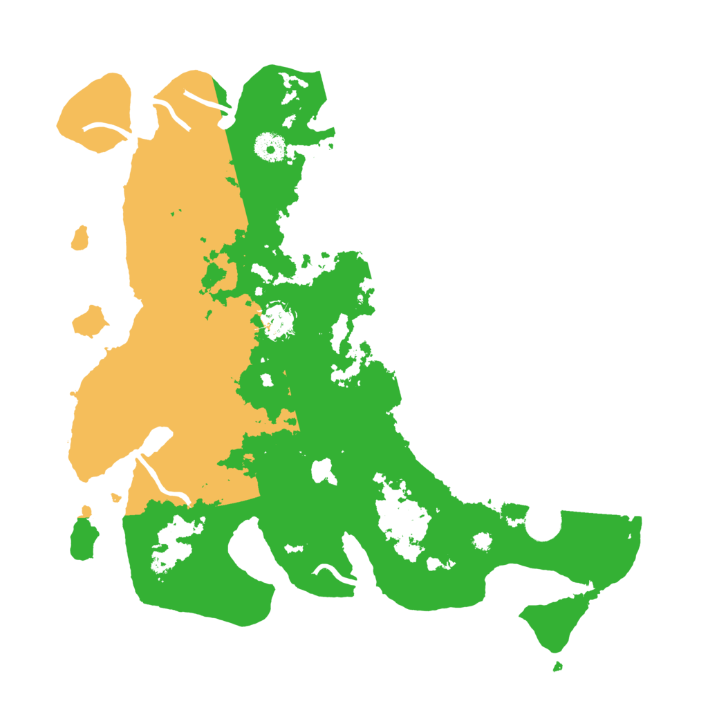 Biome Rust Map: Procedural Map, Size: 3500, Seed: 1063943610