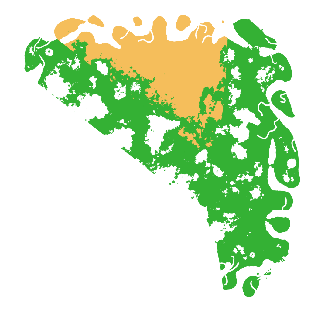 Biome Rust Map: Procedural Map, Size: 6000, Seed: 72188