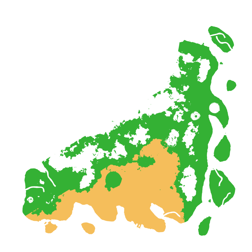 Biome Rust Map: Procedural Map, Size: 4250, Seed: 16907