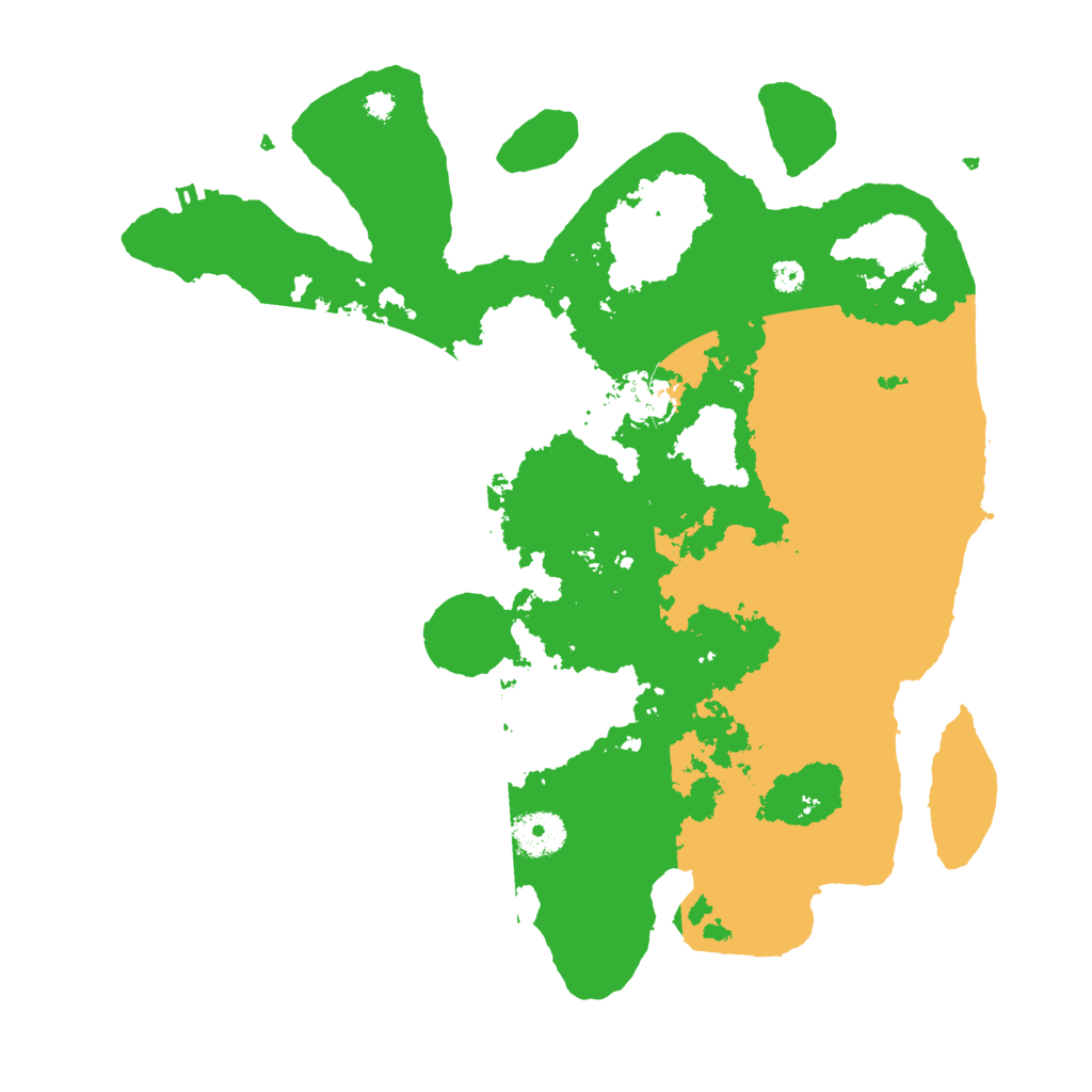 Biome Rust Map: Procedural Map, Size: 3517, Seed: 54628