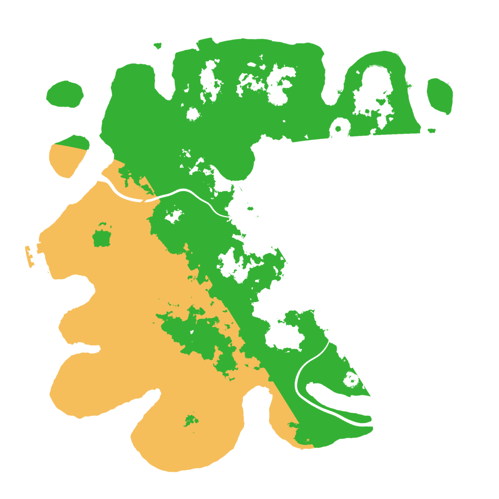 Biome Rust Map: Procedural Map, Size: 3500, Seed: 603401711
