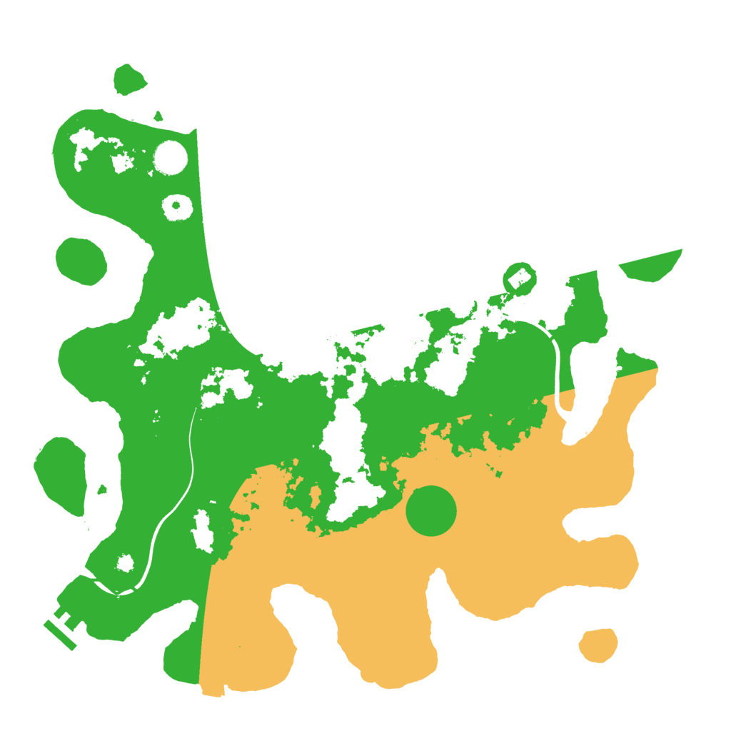 Biome Rust Map: Procedural Map, Size: 3800, Seed: 2012221682