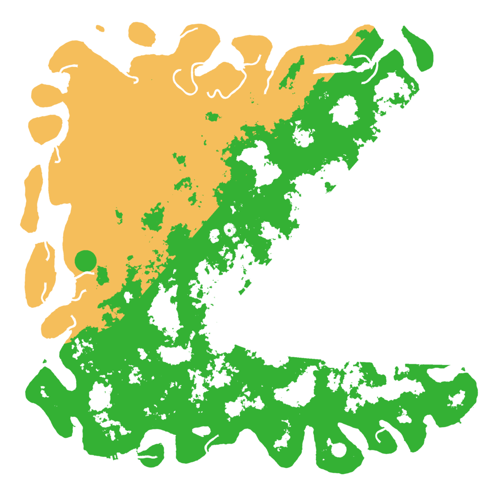 Biome Rust Map: Procedural Map, Size: 6000, Seed: 106336338