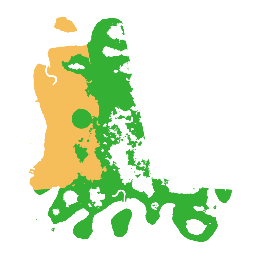 Biome Rust Map: Procedural Map, Size: 3500, Seed: 226