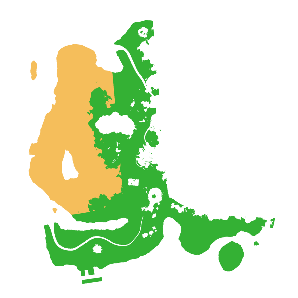 Biome Rust Map: Procedural Map, Size: 3000, Seed: 1619751075