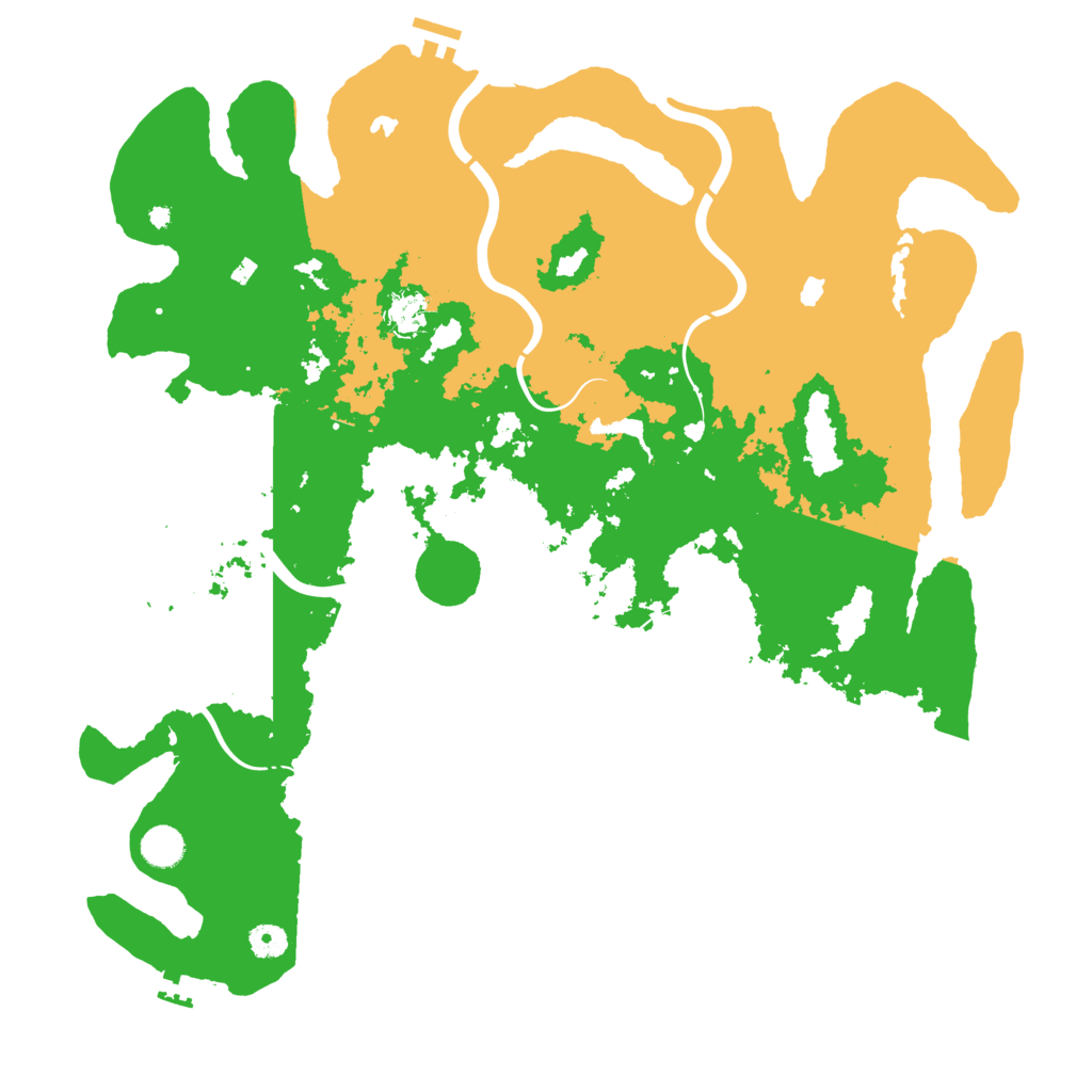 Biome Rust Map: Procedural Map, Size: 4500, Seed: 37475