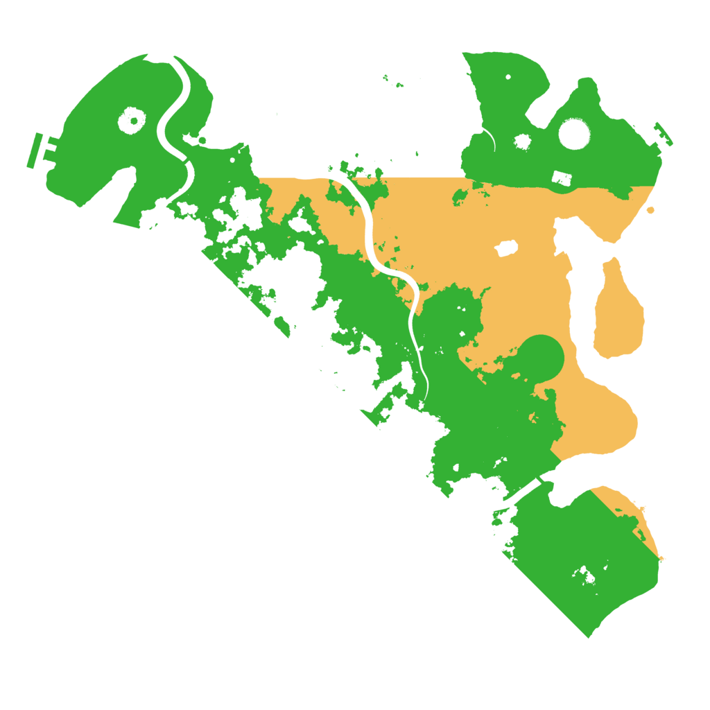 Biome Rust Map: Procedural Map, Size: 4000, Seed: 124261245