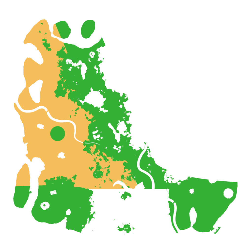 Biome Rust Map: Procedural Map, Size: 4500, Seed: 930549936
