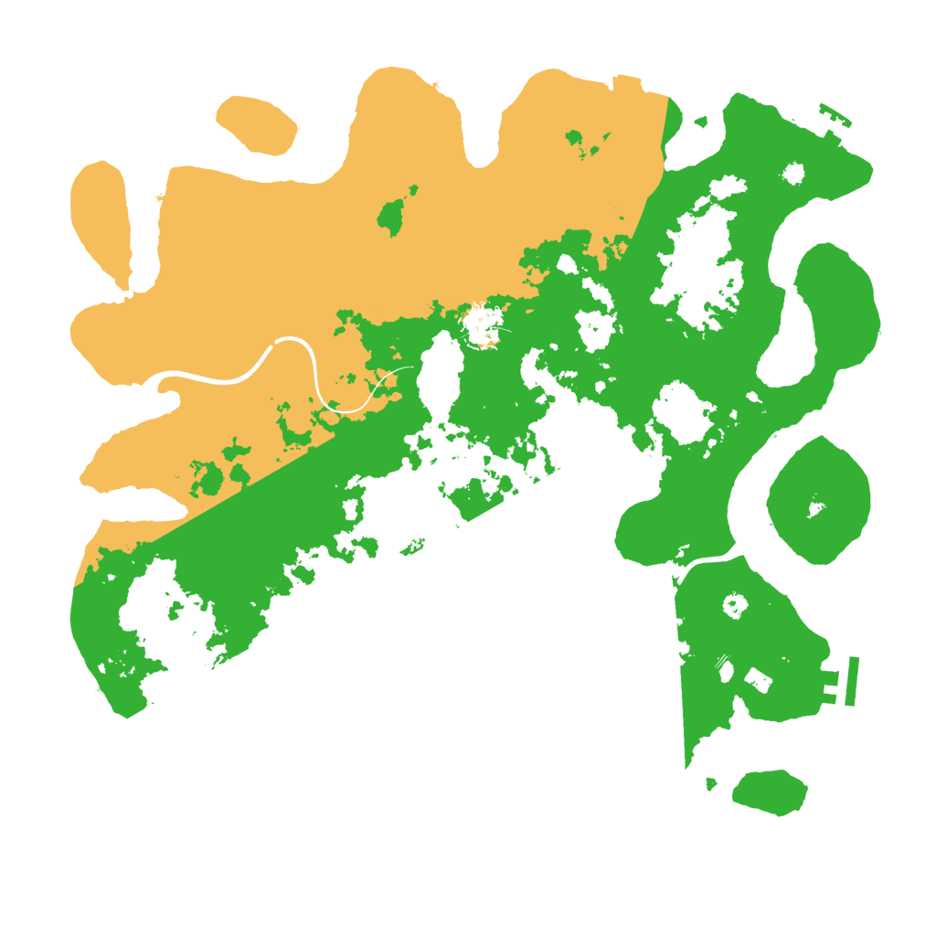 Biome Rust Map: Procedural Map, Size: 3850, Seed: 1746003373