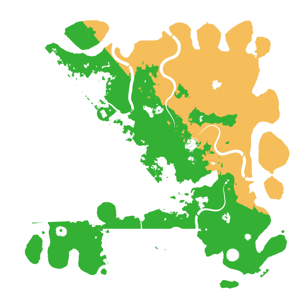 Biome Rust Map: Procedural Map, Size: 4250, Seed: 741487