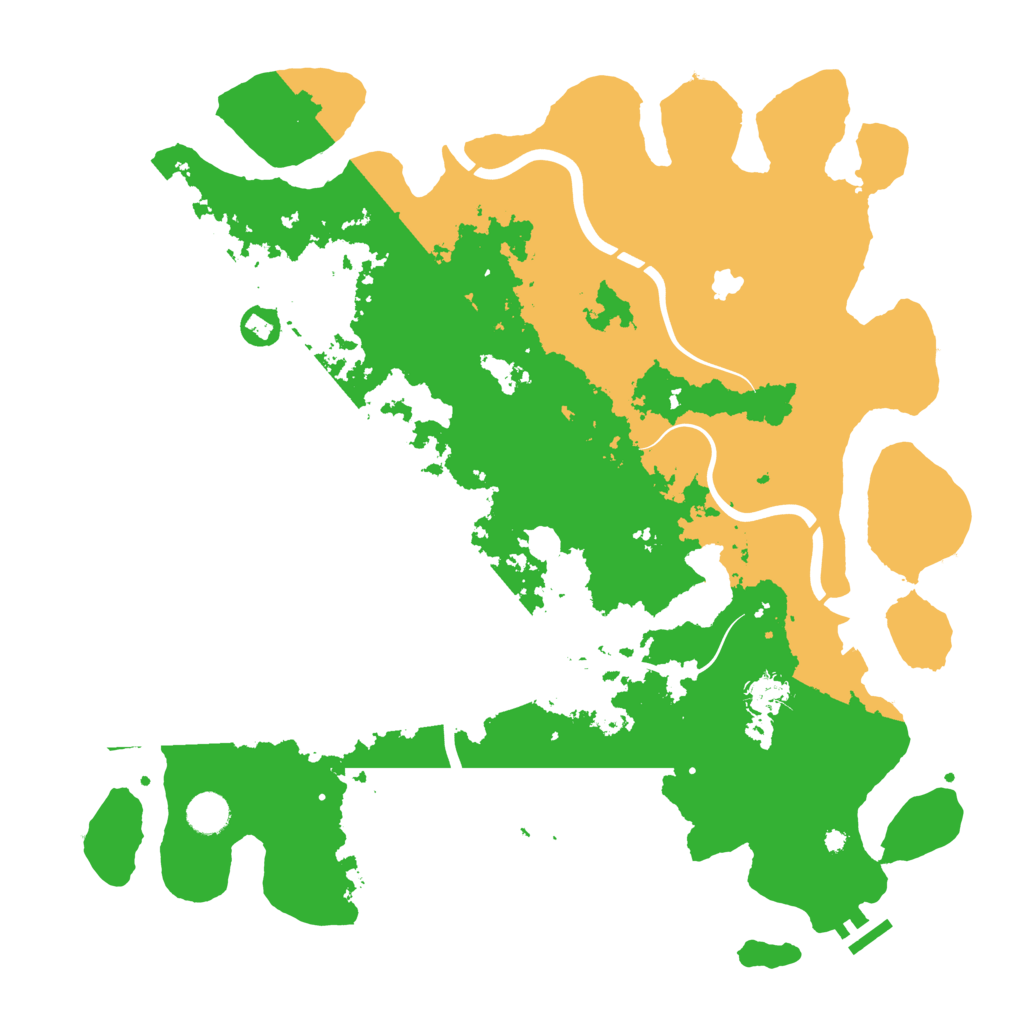 Biome Rust Map: Procedural Map, Size: 4250, Seed: 741487