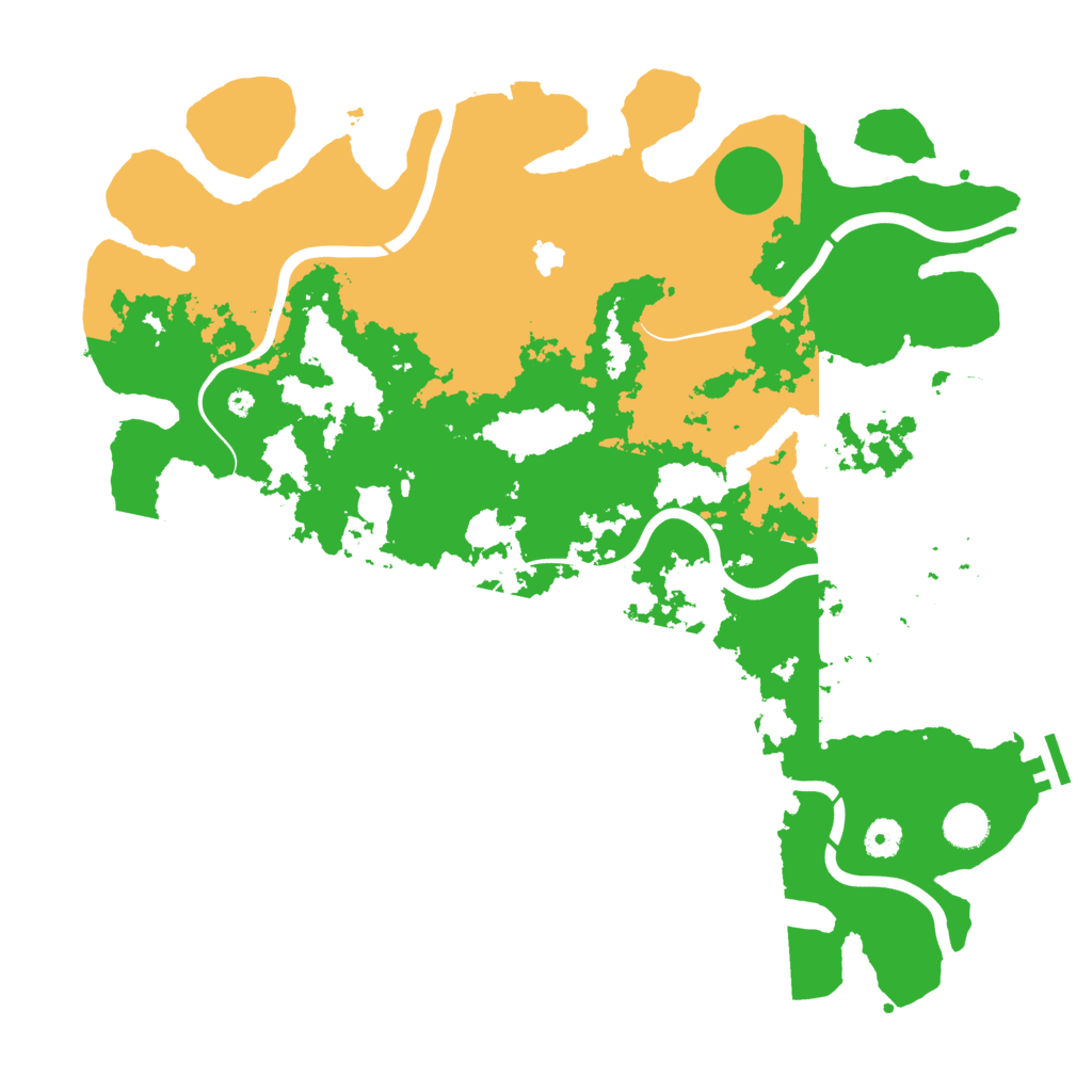 Biome Rust Map: Procedural Map, Size: 4250, Seed: 745312