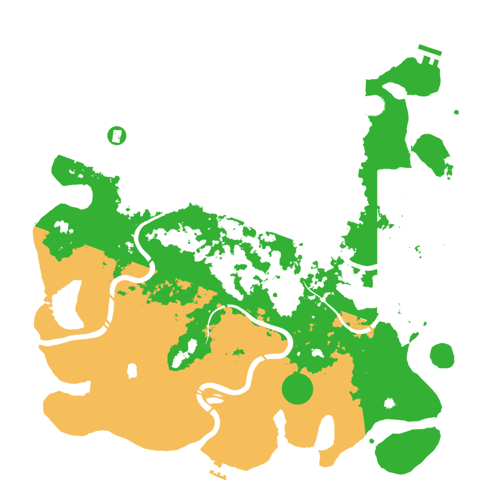 Biome Rust Map: Procedural Map, Size: 4250, Seed: 633246