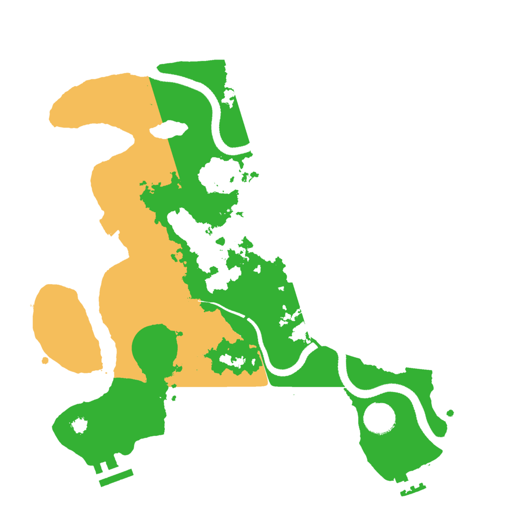 Biome Rust Map: Procedural Map, Size: 3000, Seed: 739091479