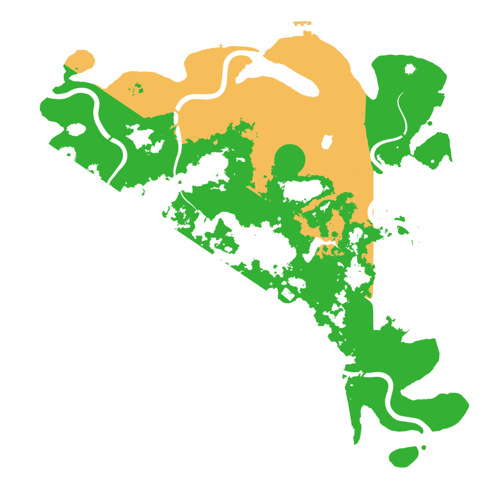 Biome Rust Map: Procedural Map, Size: 4250, Seed: 531294