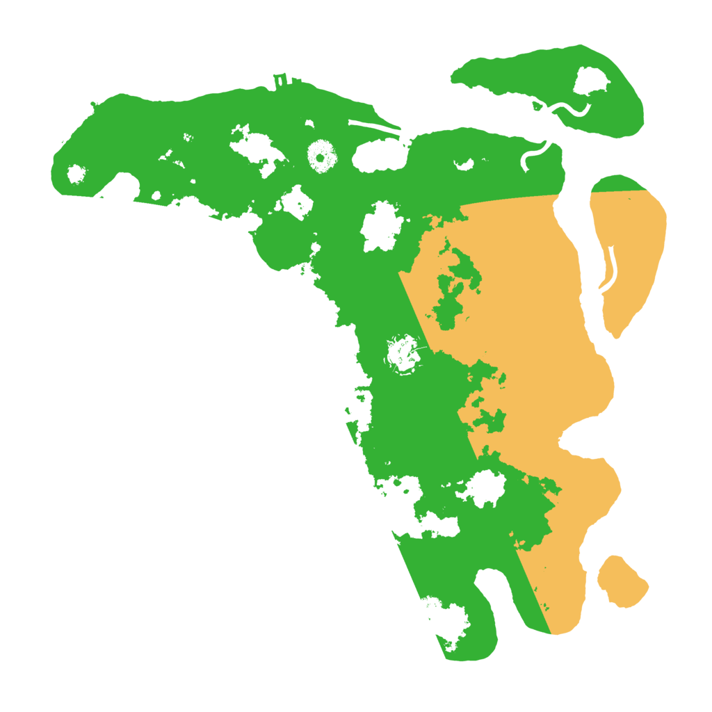Biome Rust Map: Procedural Map, Size: 3500, Seed: 1751555337