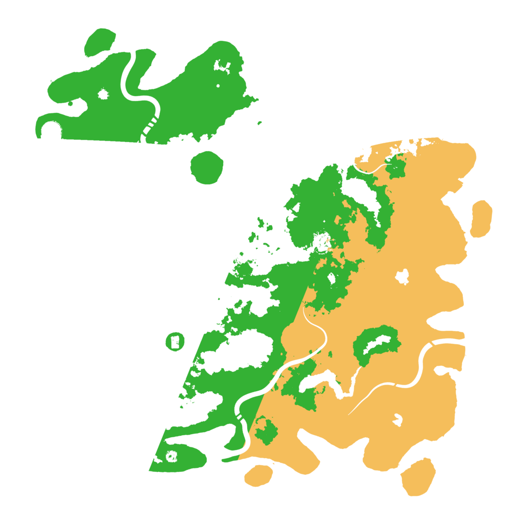 Biome Rust Map: Procedural Map, Size: 4500, Seed: 85473683