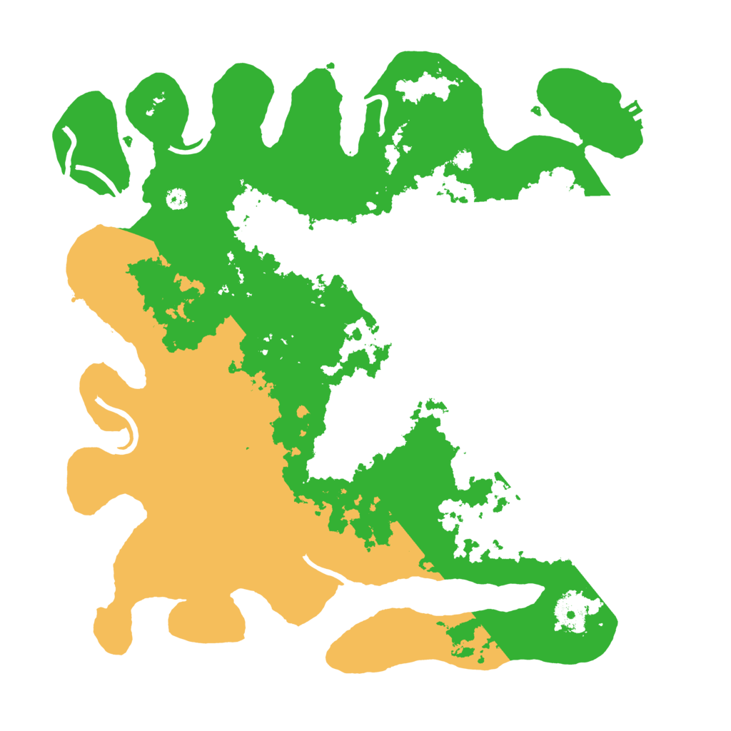 Biome Rust Map: Procedural Map, Size: 3500, Seed: 2045790551