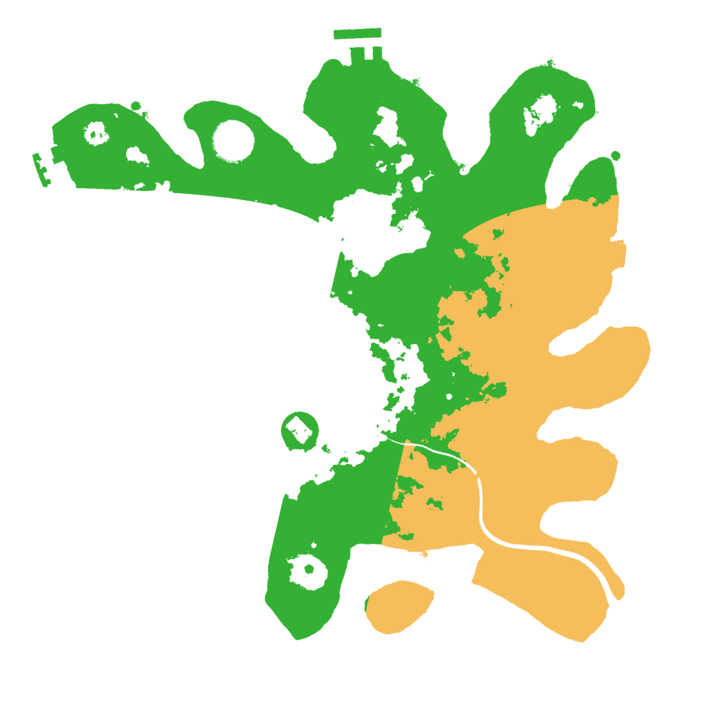 Biome Rust Map: Procedural Map, Size: 3000, Seed: 1308049168