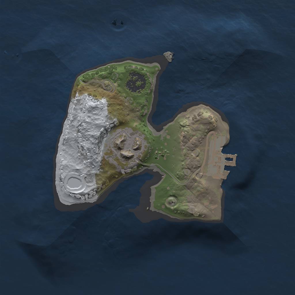 Rust Map: Procedural Map, Size: 1500, Seed: 667, 6 Monuments