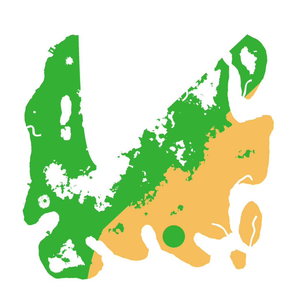 Biome Rust Map: Procedural Map, Size: 3500, Seed: 94435
