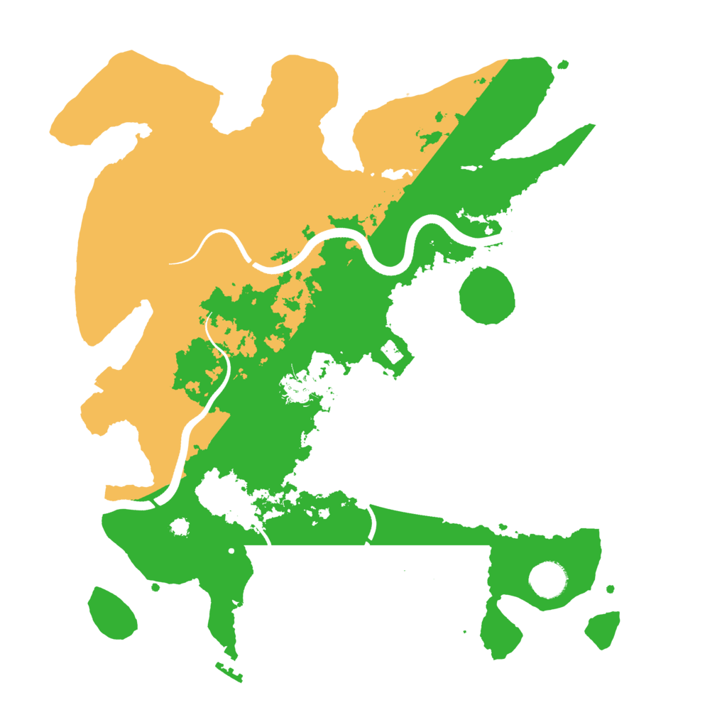 Biome Rust Map: Procedural Map, Size: 3550, Seed: 59
