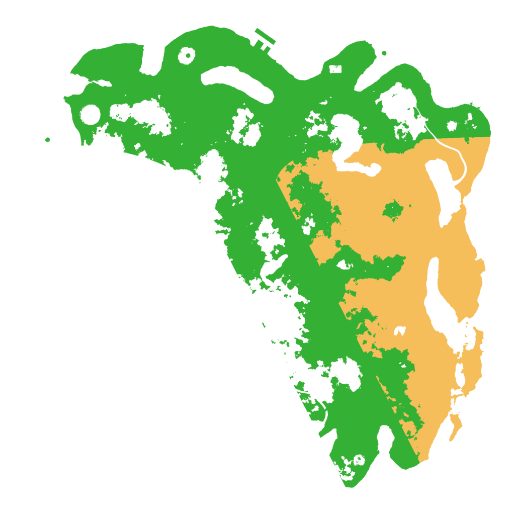 Biome Rust Map: Procedural Map, Size: 4500, Seed: 1829533218