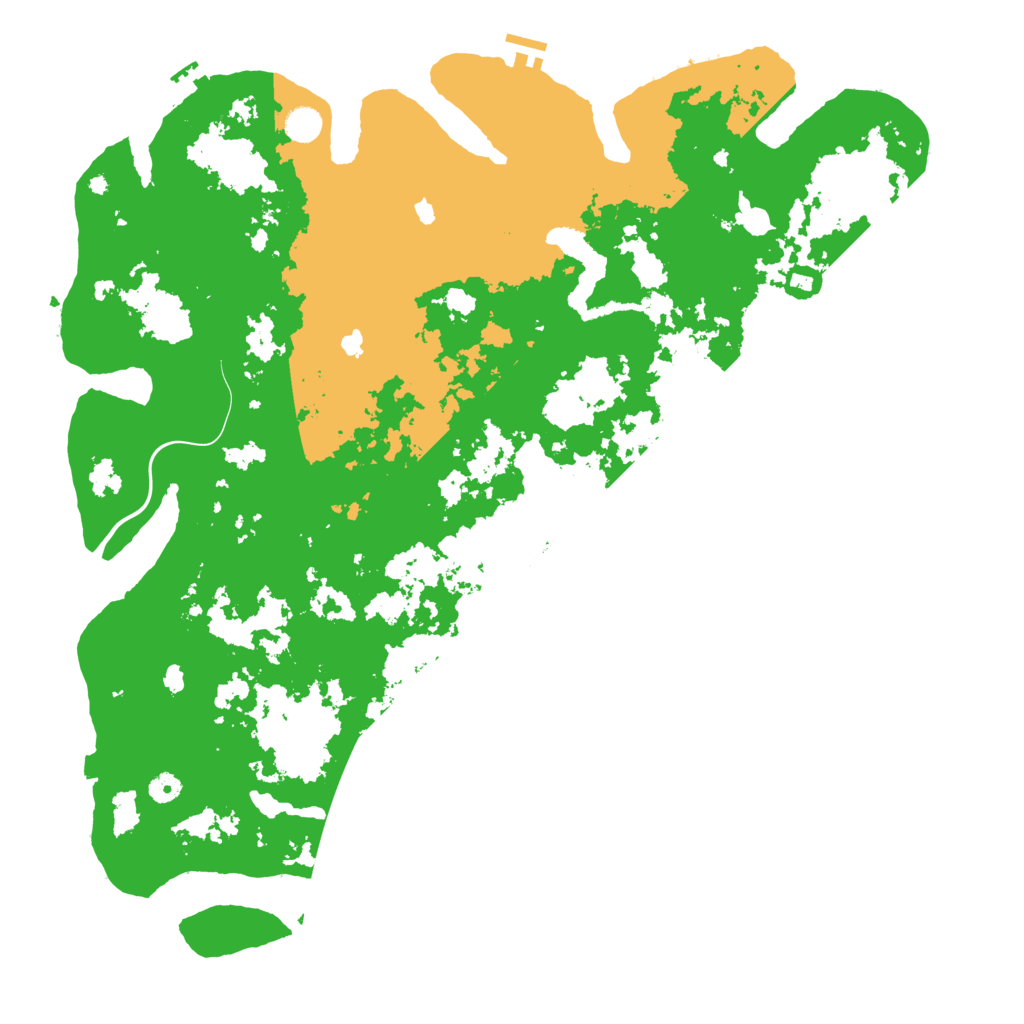 Biome Rust Map: Procedural Map, Size: 5000, Seed: 637912