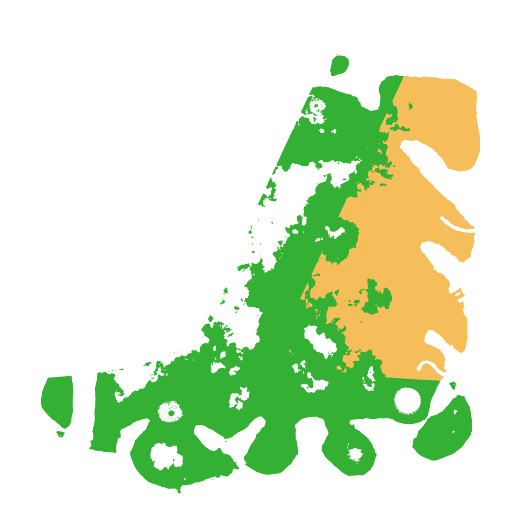 Biome Rust Map: Procedural Map, Size: 3500, Seed: 2024646355