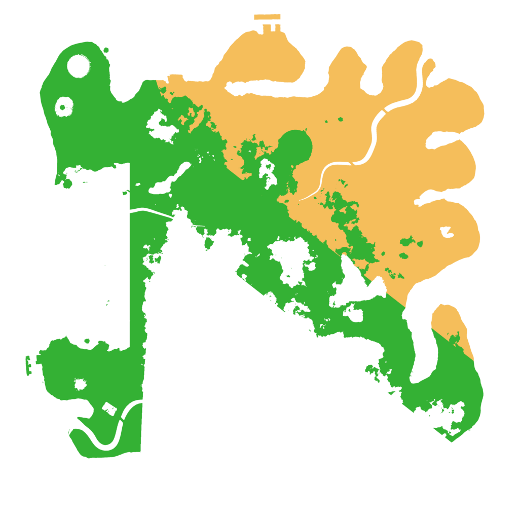 Biome Rust Map: Procedural Map, Size: 4000, Seed: 1053903173