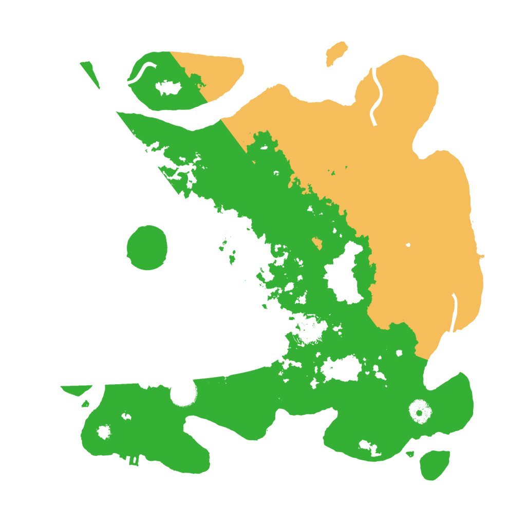 Biome Rust Map: Procedural Map, Size: 3500, Seed: 680587588