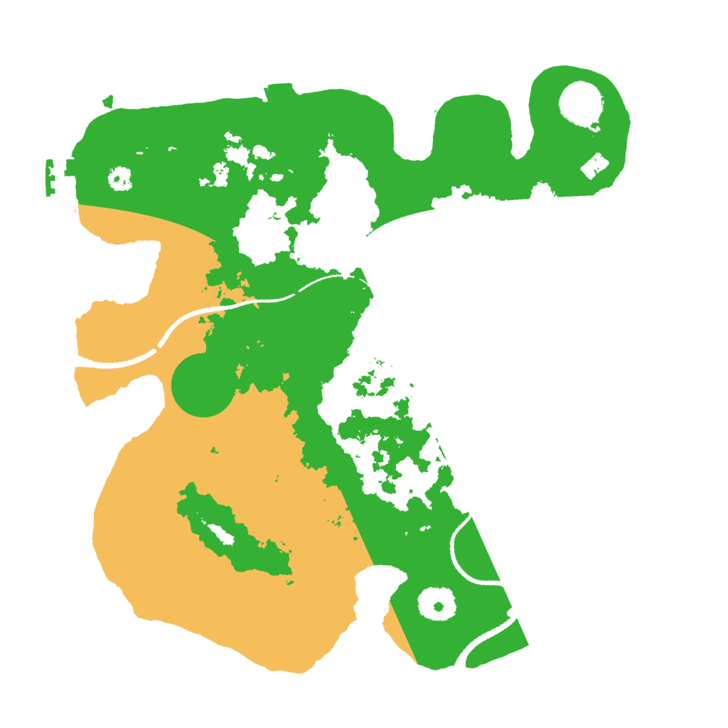 Biome Rust Map: Procedural Map, Size: 3000, Seed: 870914788