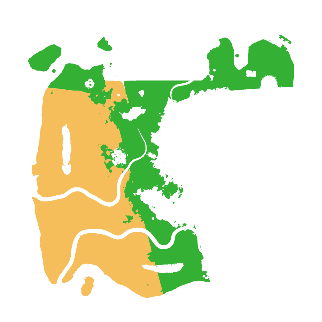 Biome Rust Map: Procedural Map, Size: 3500, Seed: 924851987
