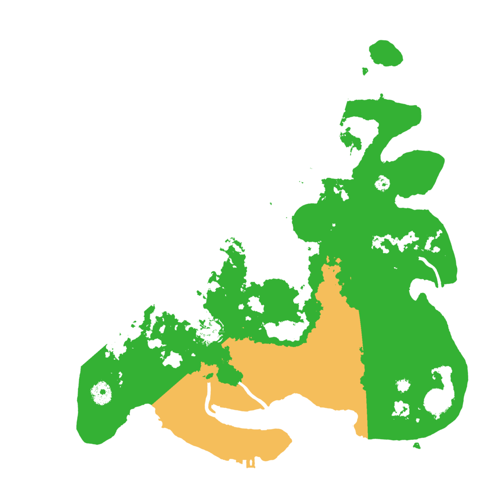 Biome Rust Map: Procedural Map, Size: 3500, Seed: 97584