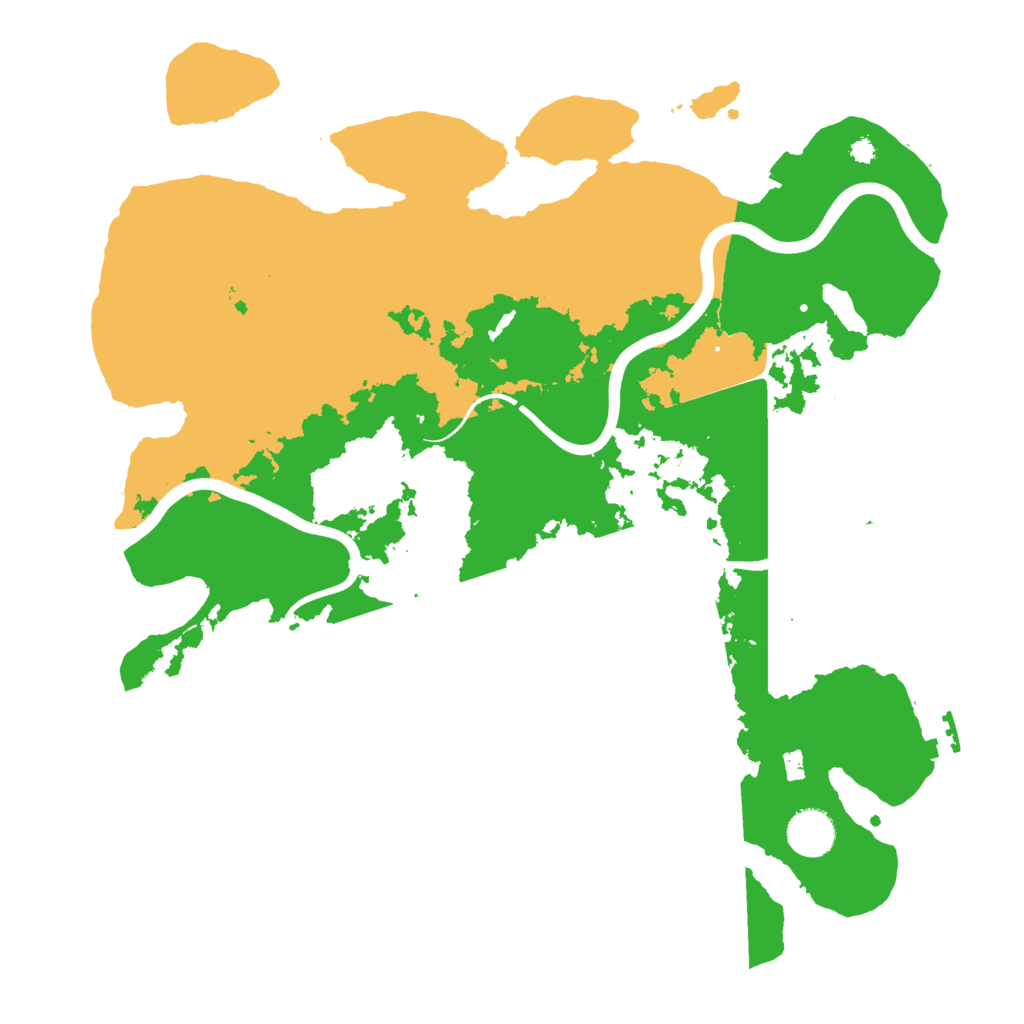 Biome Rust Map: Procedural Map, Size: 3750, Seed: 113866285