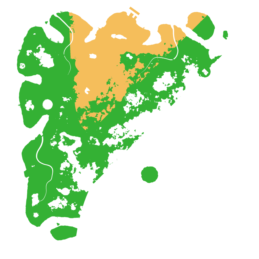 Biome Rust Map: Procedural Map, Size: 4500, Seed: 637912