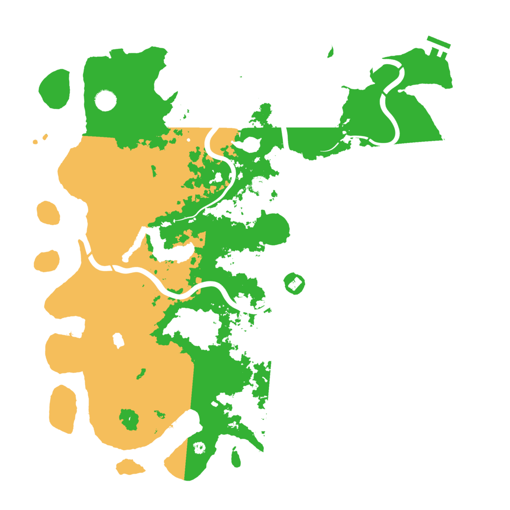 Biome Rust Map: Procedural Map, Size: 4250, Seed: 145645615