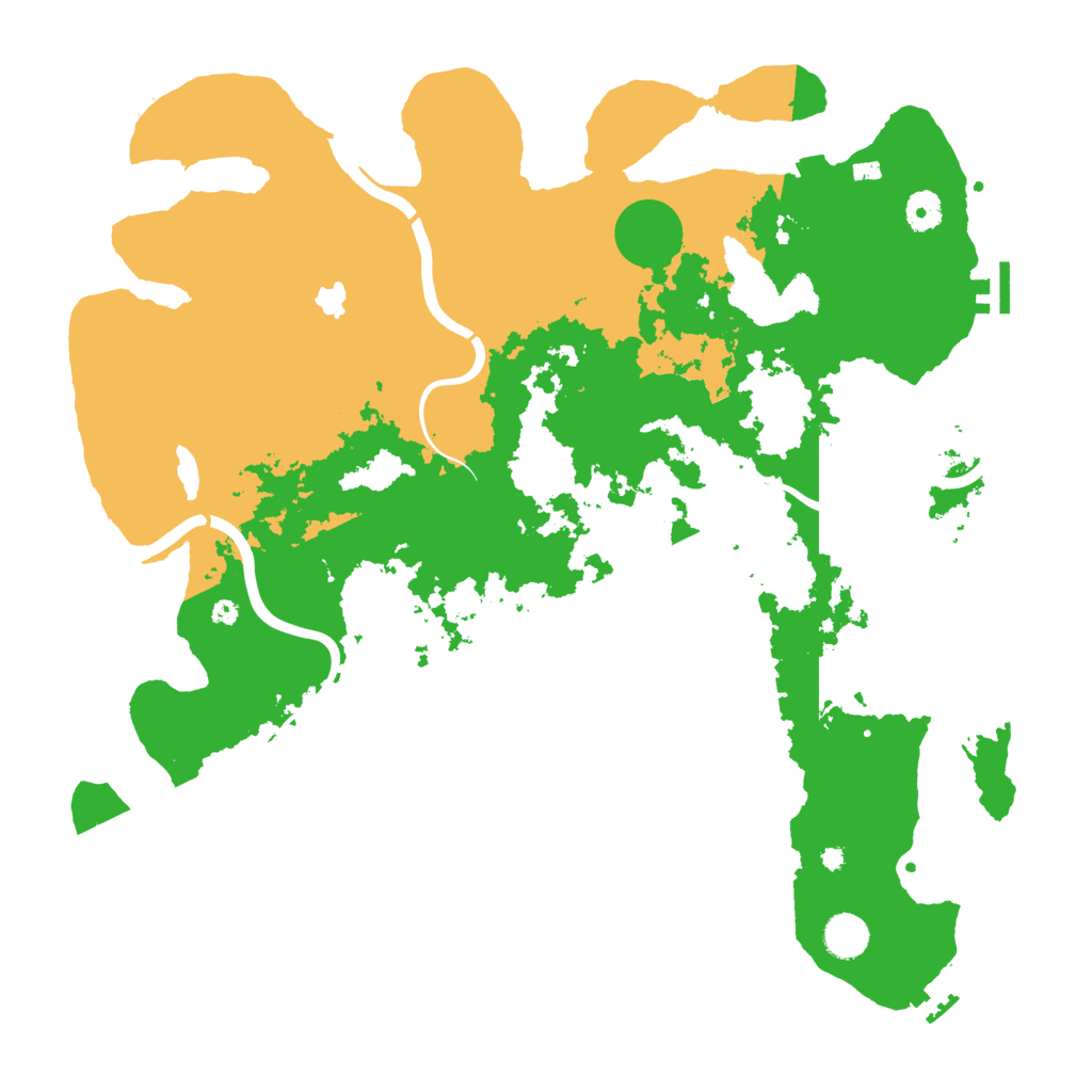 Biome Rust Map: Procedural Map, Size: 4250, Seed: 1750408118