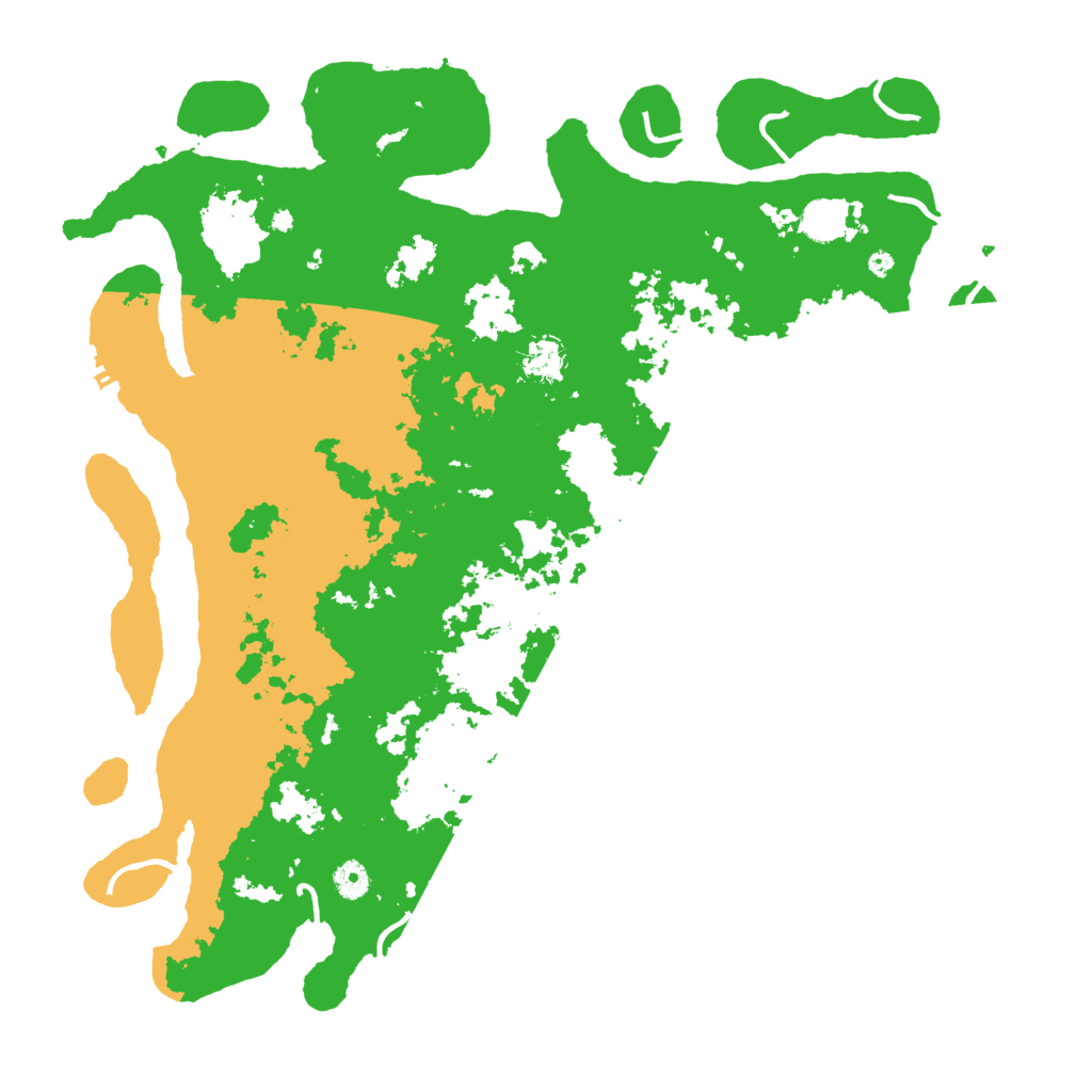 Biome Rust Map: Procedural Map, Size: 4500, Seed: 13309