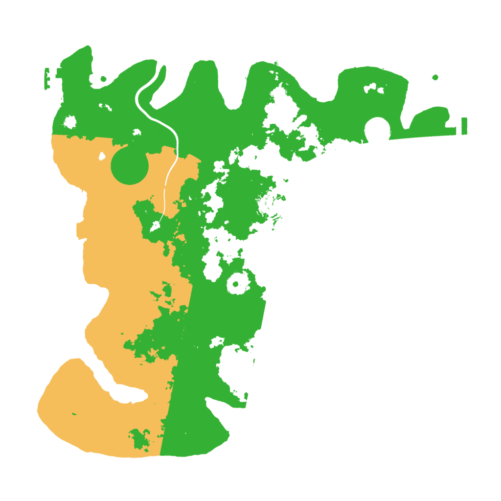 Biome Rust Map: Procedural Map, Size: 3500, Seed: 2089239237