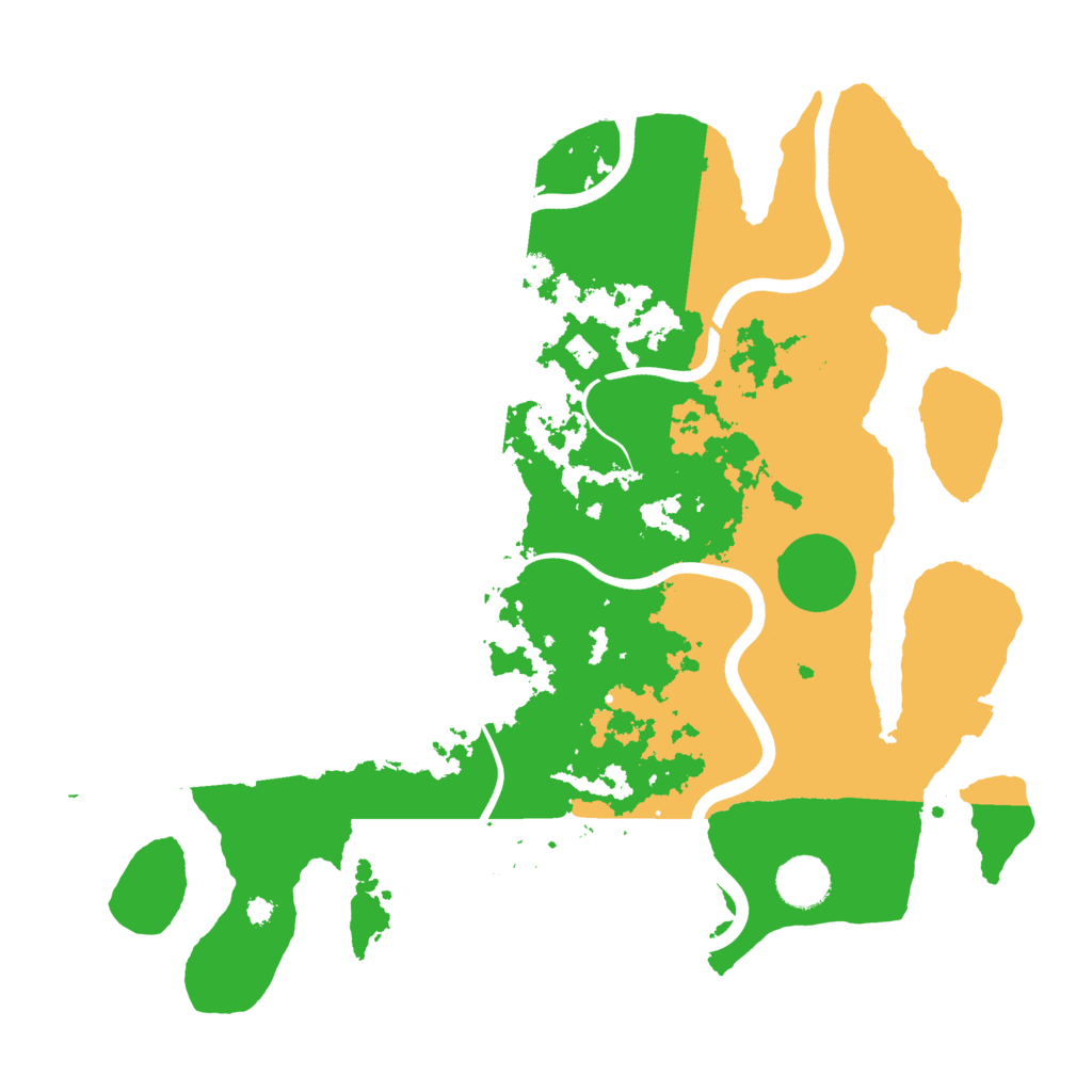 Biome Rust Map: Procedural Map, Size: 3700, Seed: 620088061