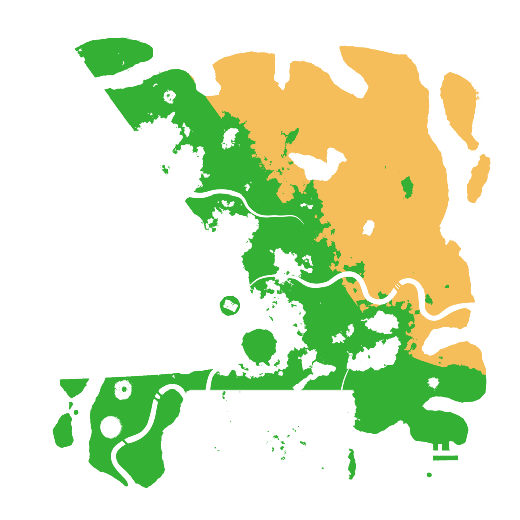 Biome Rust Map: Procedural Map, Size: 4250, Seed: 1519304835