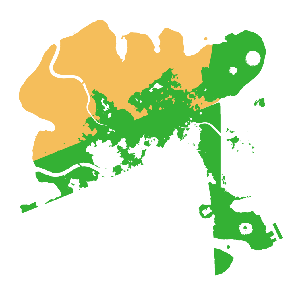 Biome Rust Map: Procedural Map, Size: 3500, Seed: 2375