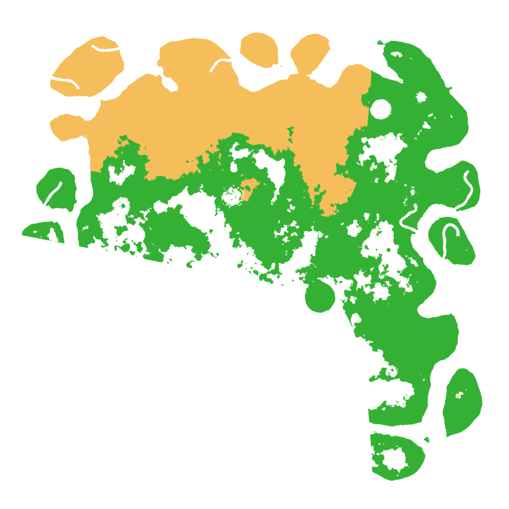 Biome Rust Map: Procedural Map, Size: 4500, Seed: 1928545666