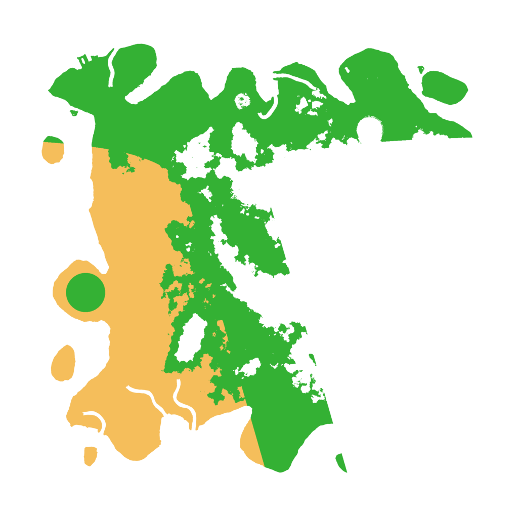 Biome Rust Map: Procedural Map, Size: 3500, Seed: 172248575