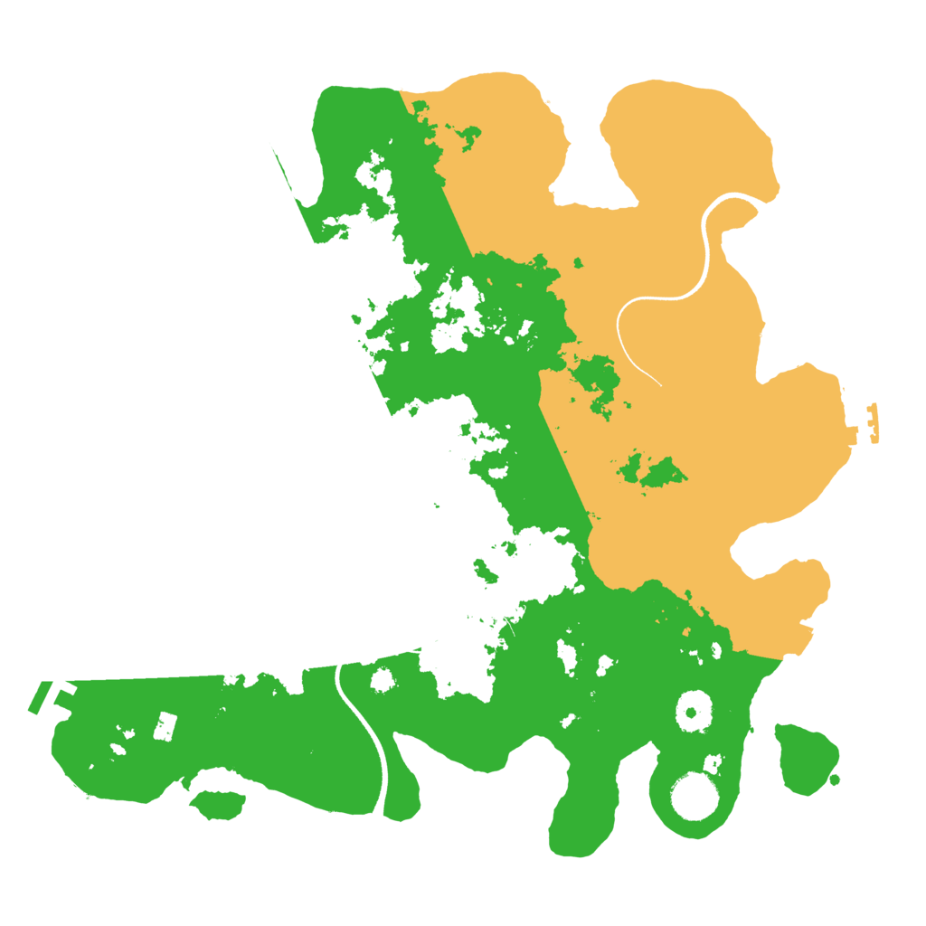Biome Rust Map: Procedural Map, Size: 3500, Seed: 1070463690