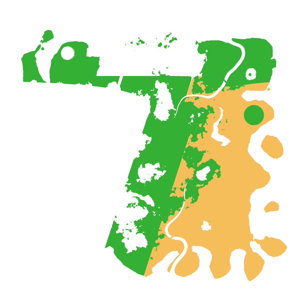 Biome Rust Map: Procedural Map, Size: 4000, Seed: 266765377