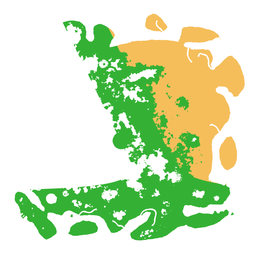 Biome Rust Map: Procedural Map, Size: 4500, Seed: 55001