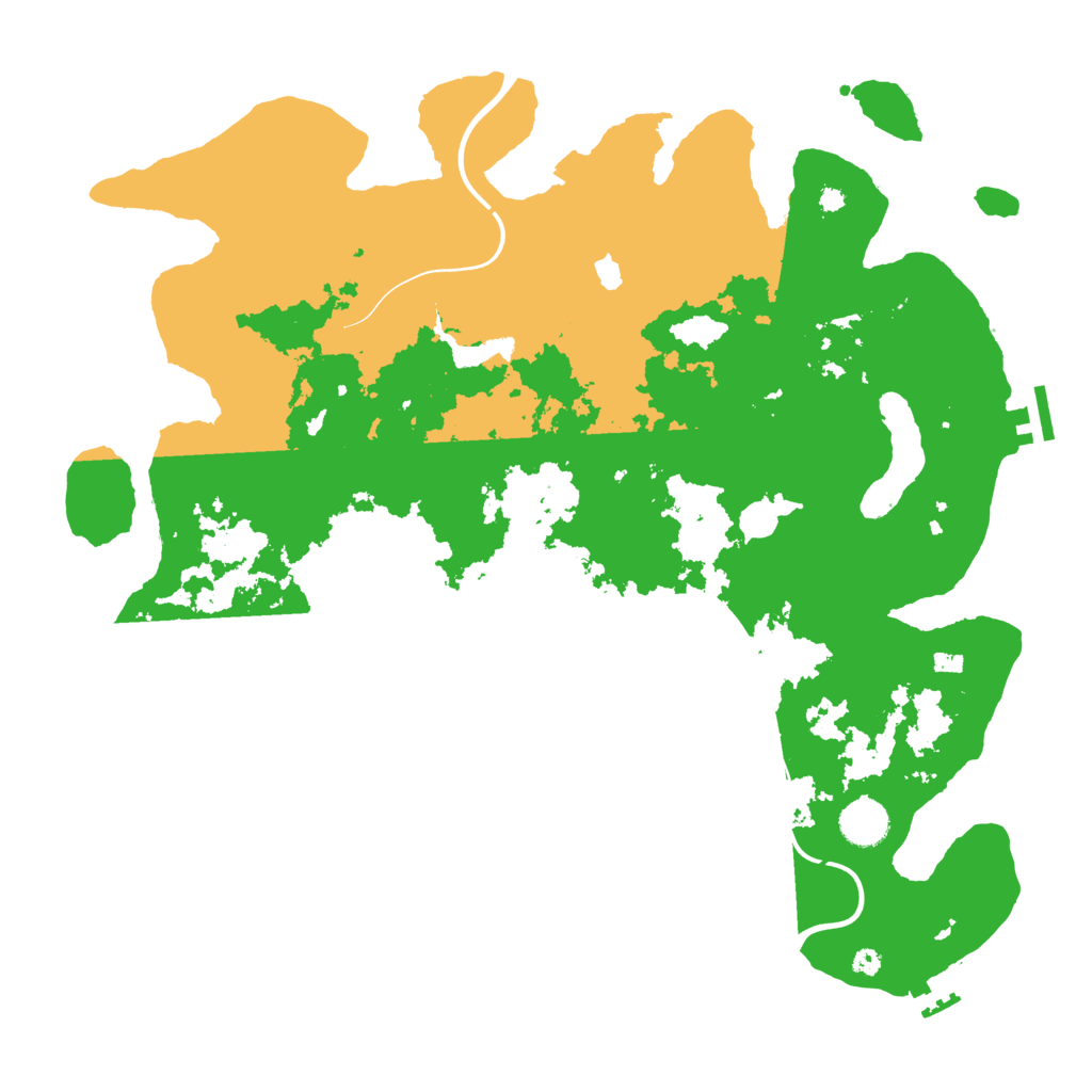 Biome Rust Map: Procedural Map, Size: 4000, Seed: 423987