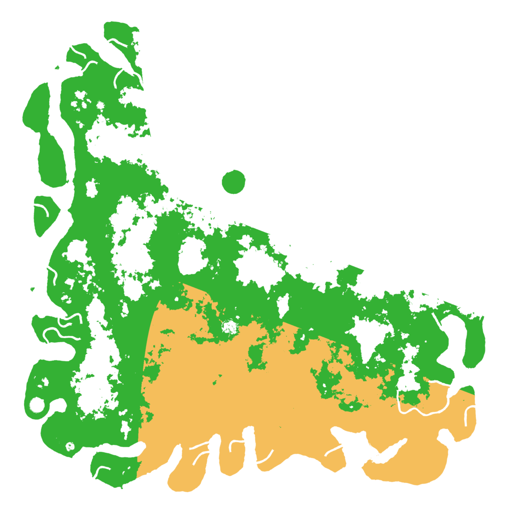 Biome Rust Map: Procedural Map, Size: 6000, Seed: 61252887